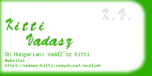 kitti vadasz business card